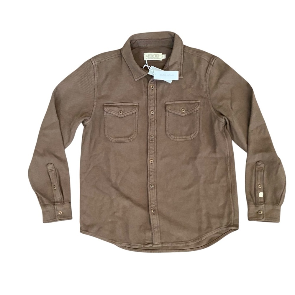 Outerknown Brown Casual Button Down Shirt - image 2